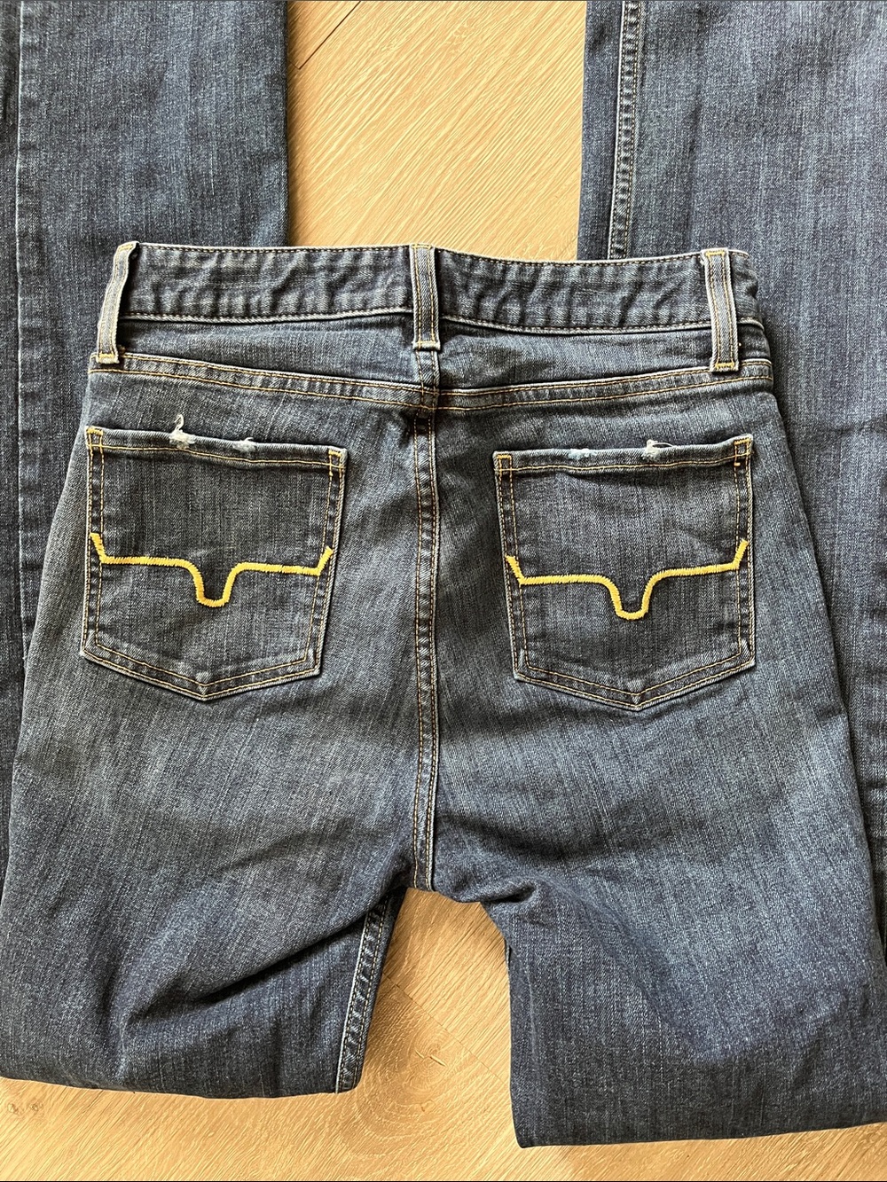 Kimes Ranch Sarah High Rise Women's Dark Wash Slim Bootcut Jeans Sz 0/38